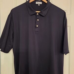 Peter Millar Men's Black Polo Shirt
